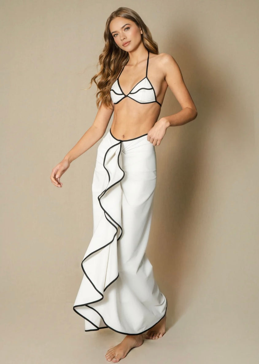 Barbuda Pipe Skirt Chantilly / Black – Port de Bras