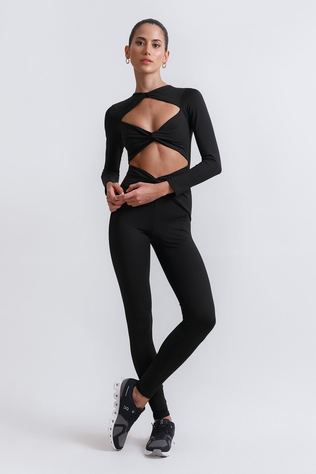 Lauren Long Sleeve Active Suit Black