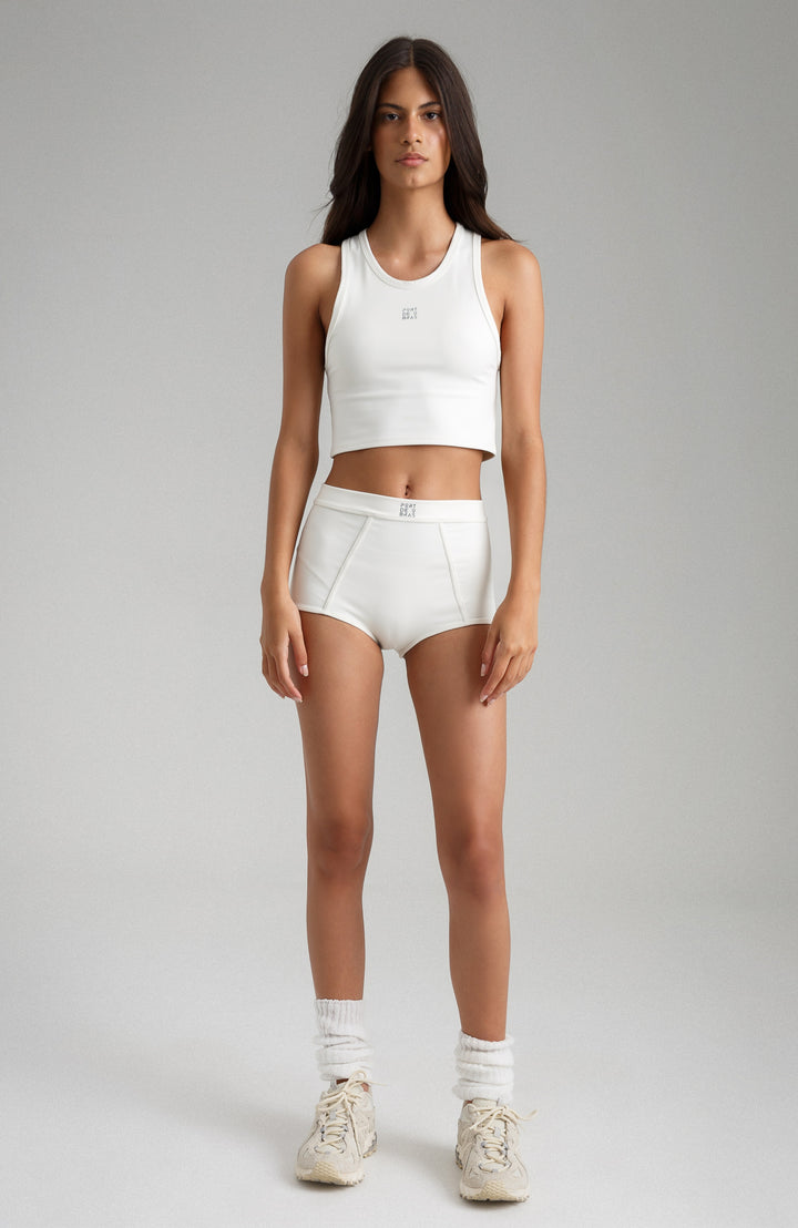 PDB Halter Crop Chantilly