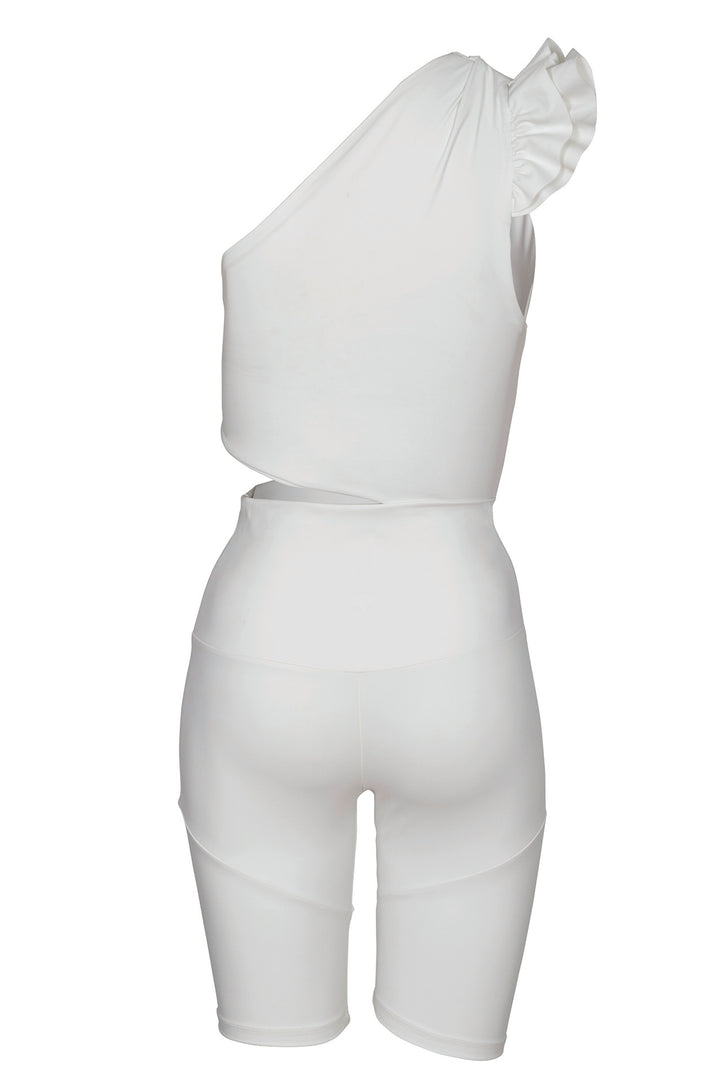 Elle Biker Suit Chantilly