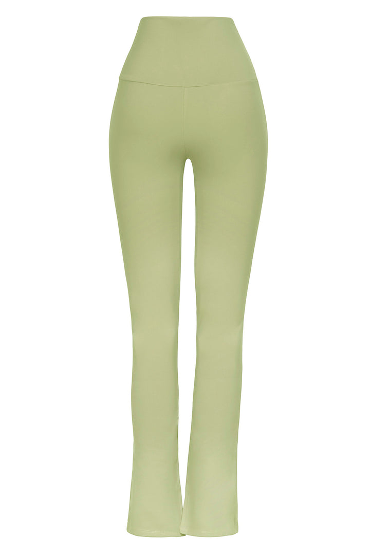 Front Arrow Slit Legging Juta Green