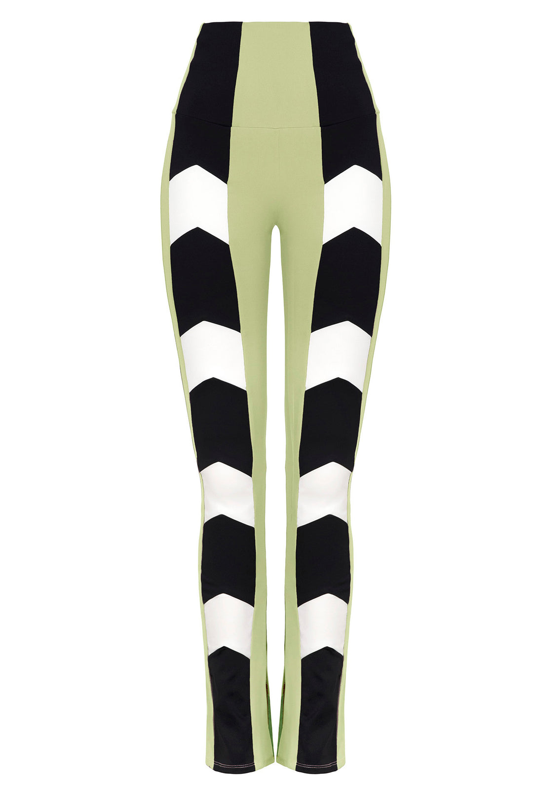 Front Arrow Slit Legging Juta Green