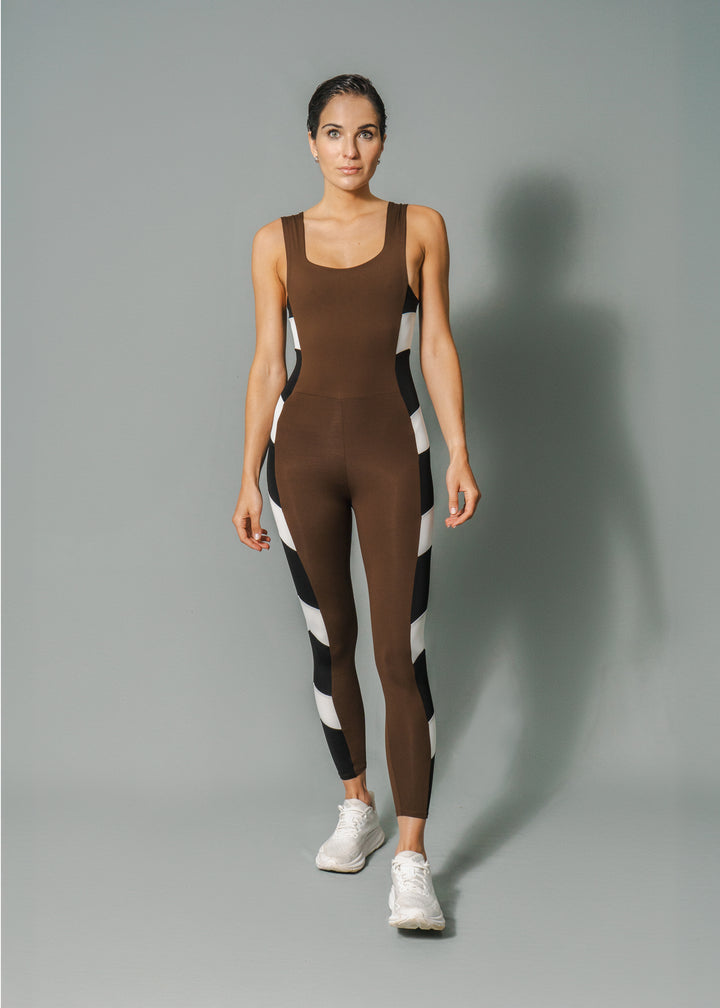 Arrow Unitard Dark Chocolate