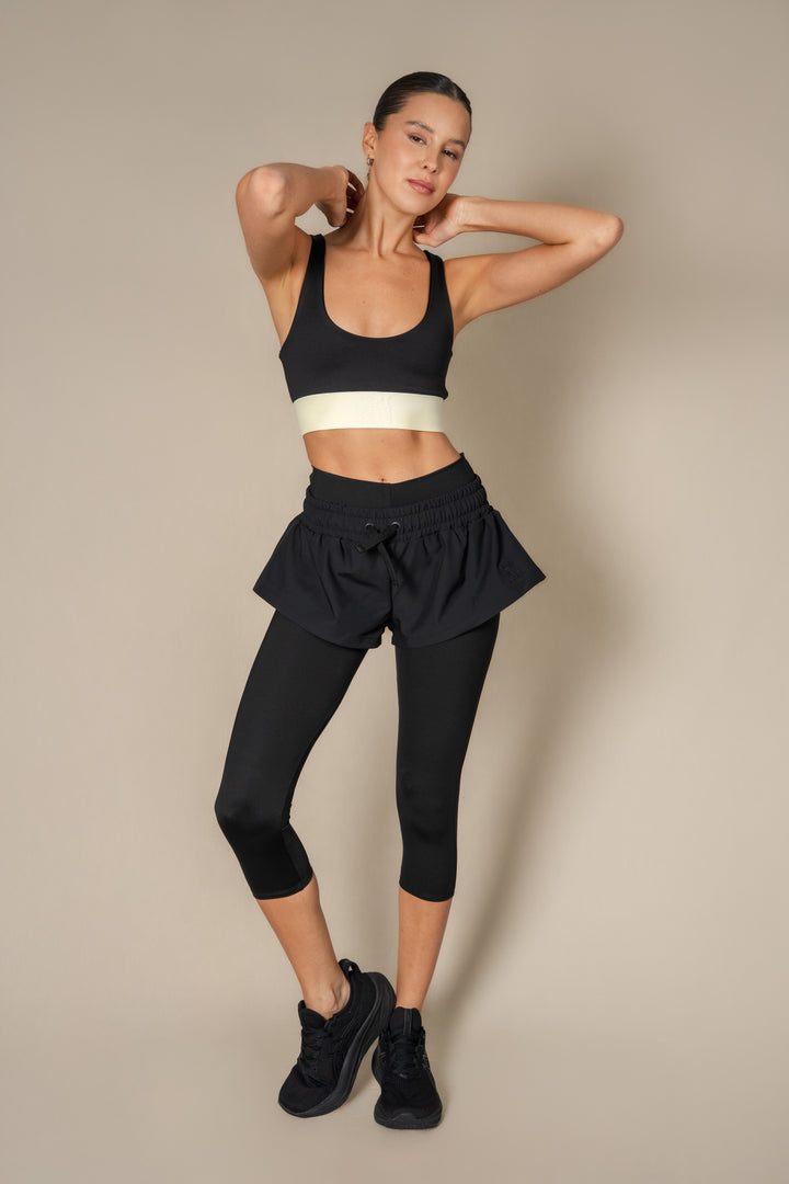 Nina Sports Bra Black (Chantilly Band)