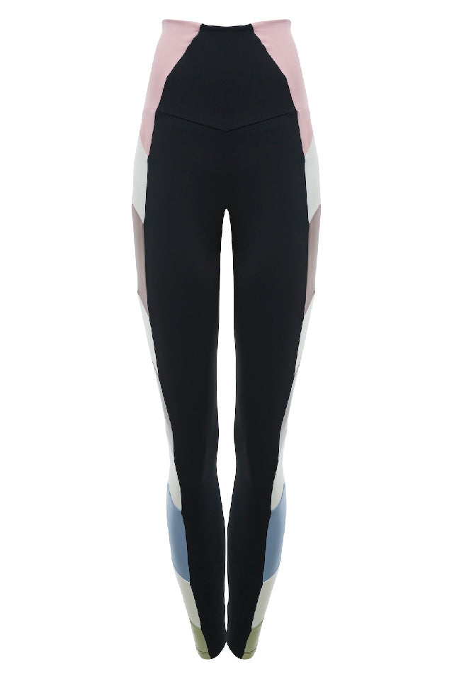 Single Arrow Legging Black / Pastel / Chantilly