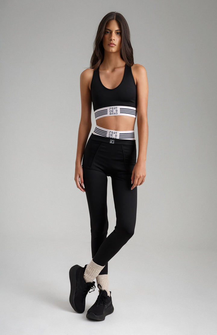 Aime Sports Bra Black (Plie / Black Band)