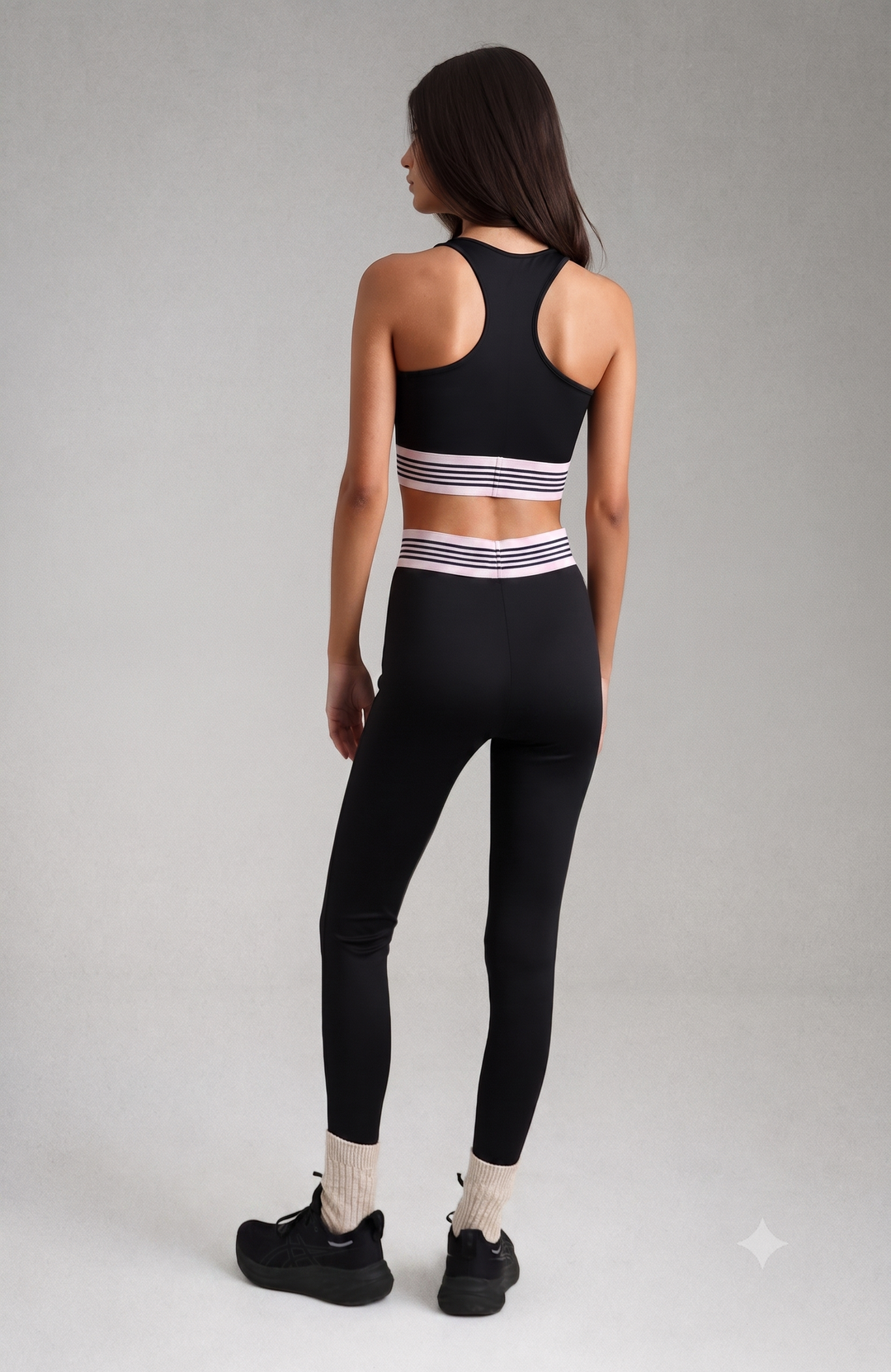 Aime Legging Black (Plie / Navy Band)