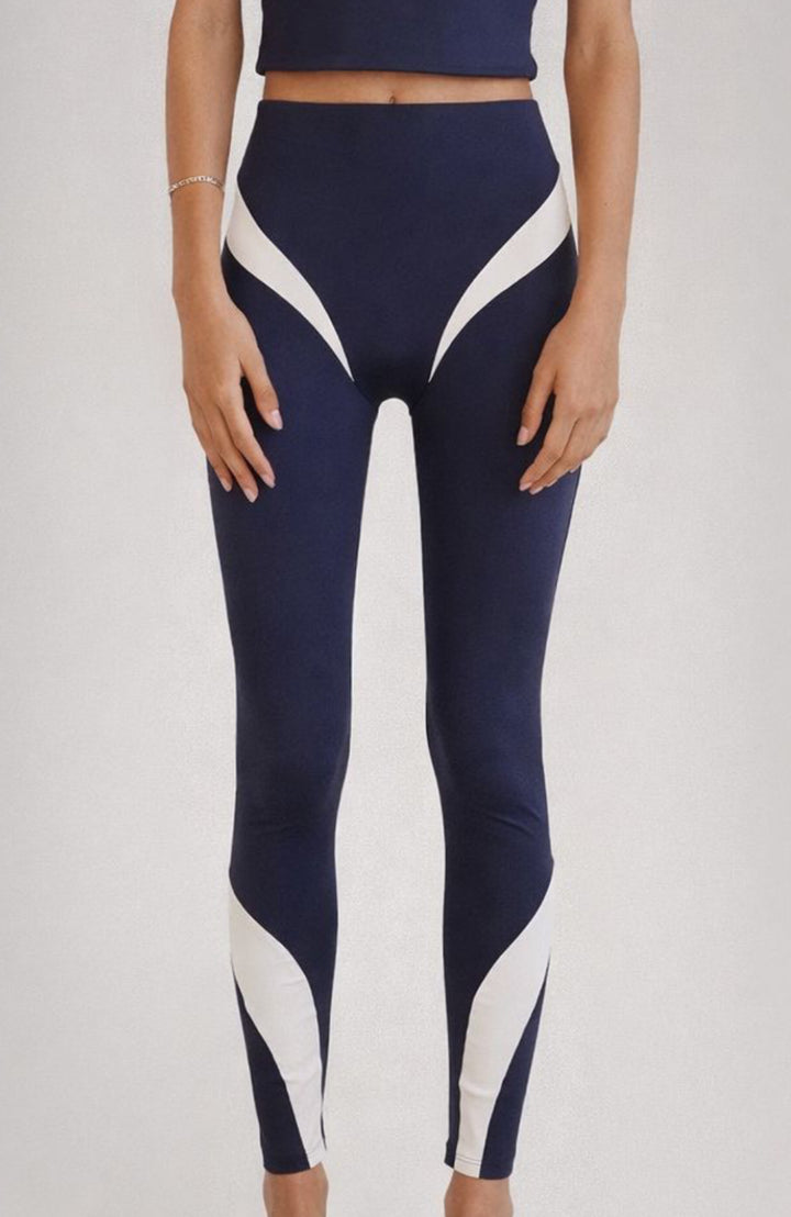 Amaya Legging Navy / Chantilly