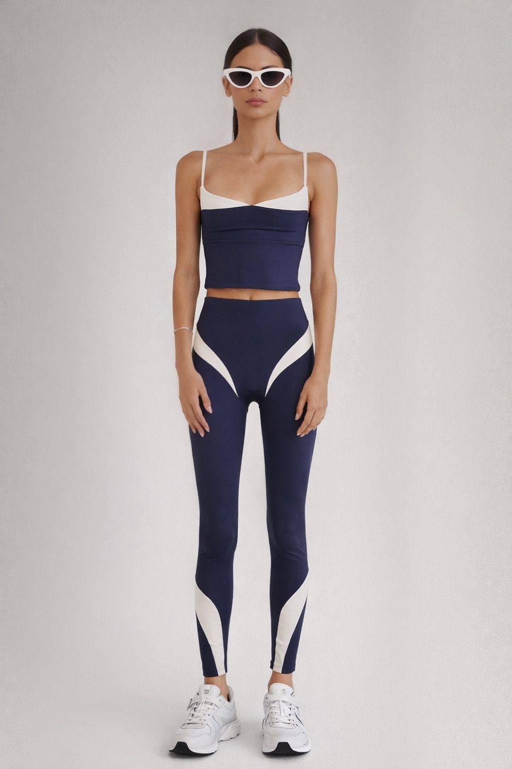 Amaya Legging Navy / Chantilly