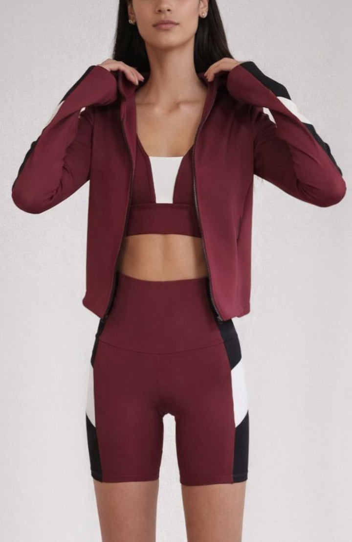 Arrow Jacket Burgundy