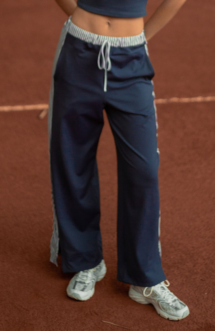 Boxer Pants Navy / Chantilly (Navy Stripes)