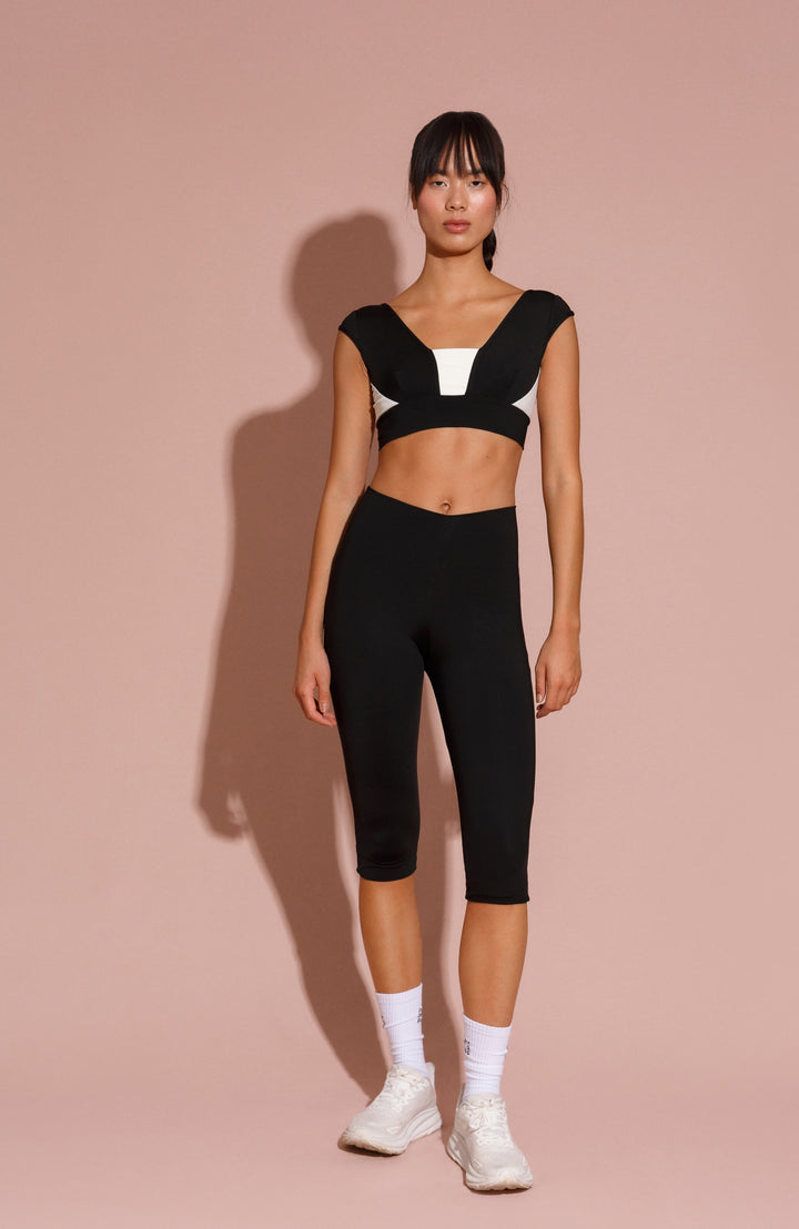 Sienna Top Black / Chantilly