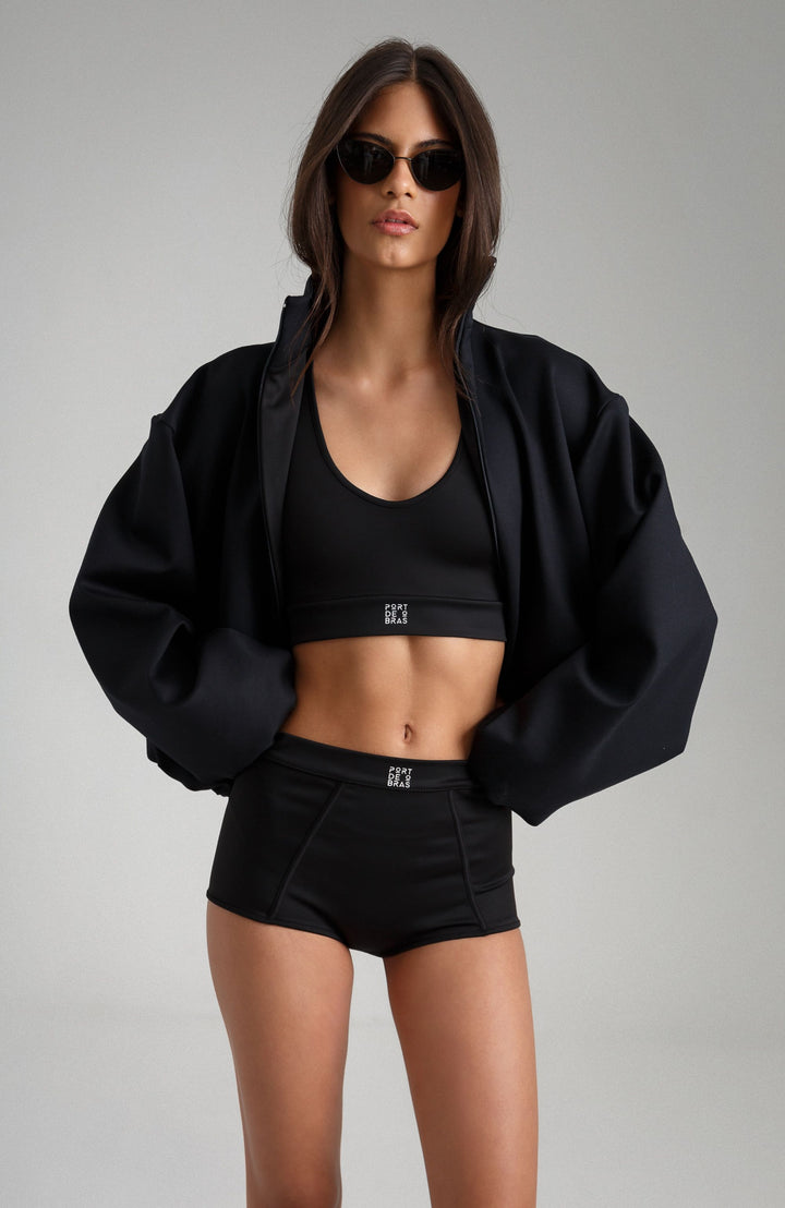 Cassie Bomber Jacket Black