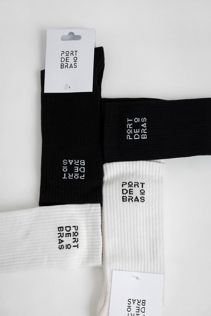 Signature Cotton Socks Black