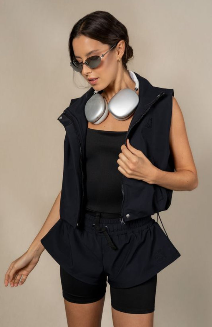 Nova Short Unitard Black