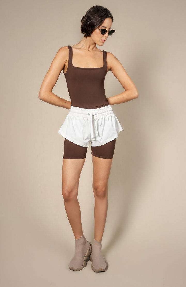 Nova Short Unitard Dark Chocolate