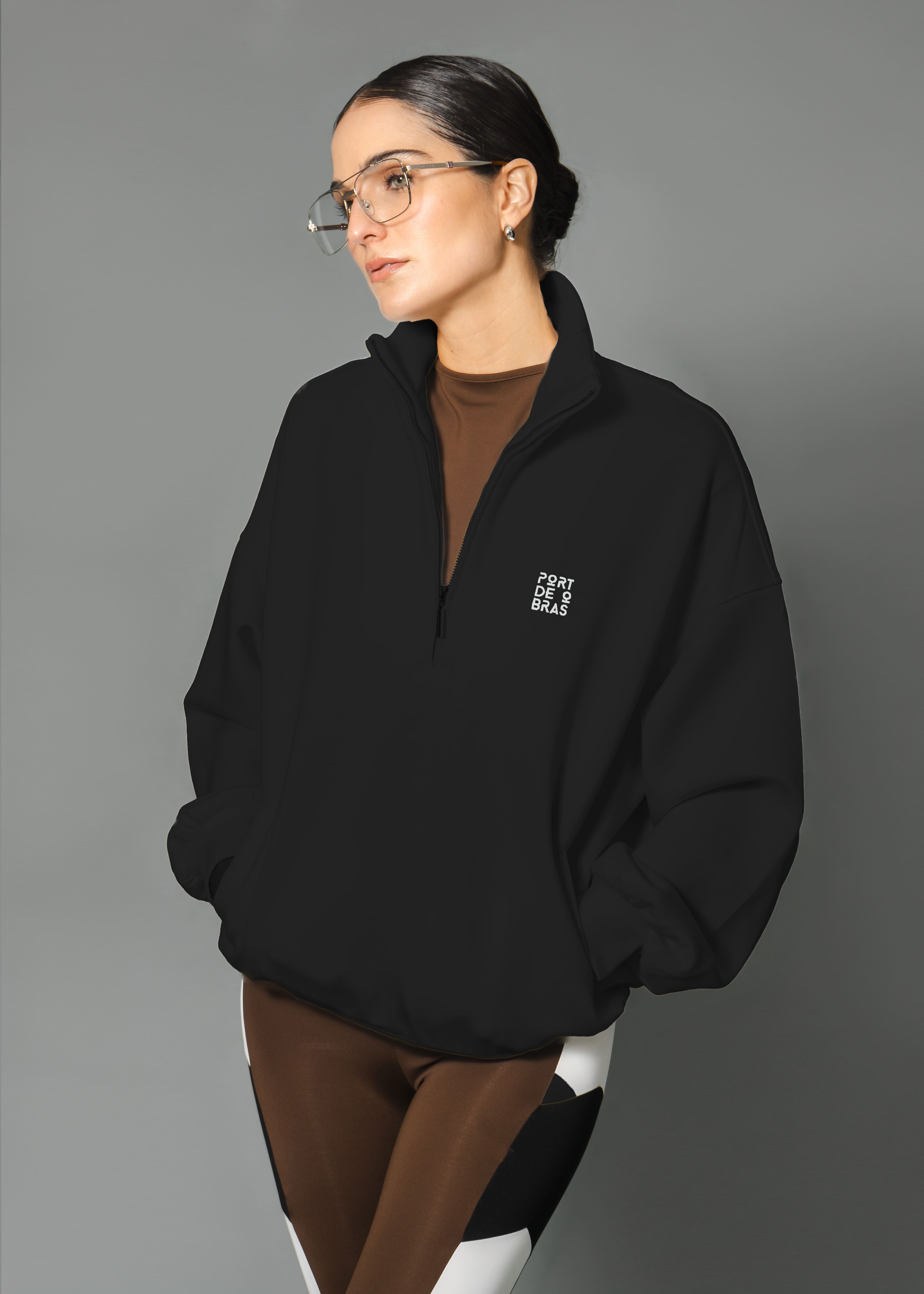 Signature Sweater Black – Port de Bras