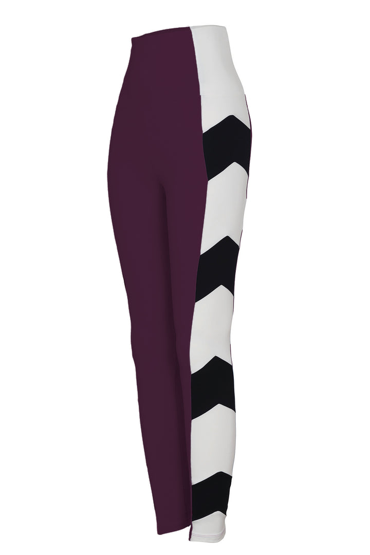 Single Arrow Legging Fig / Black / Chantilly