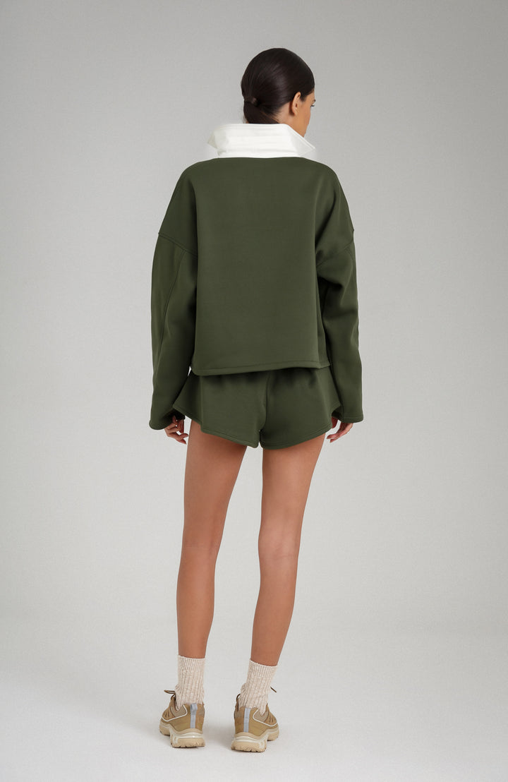 Sofia Shorts Military Green