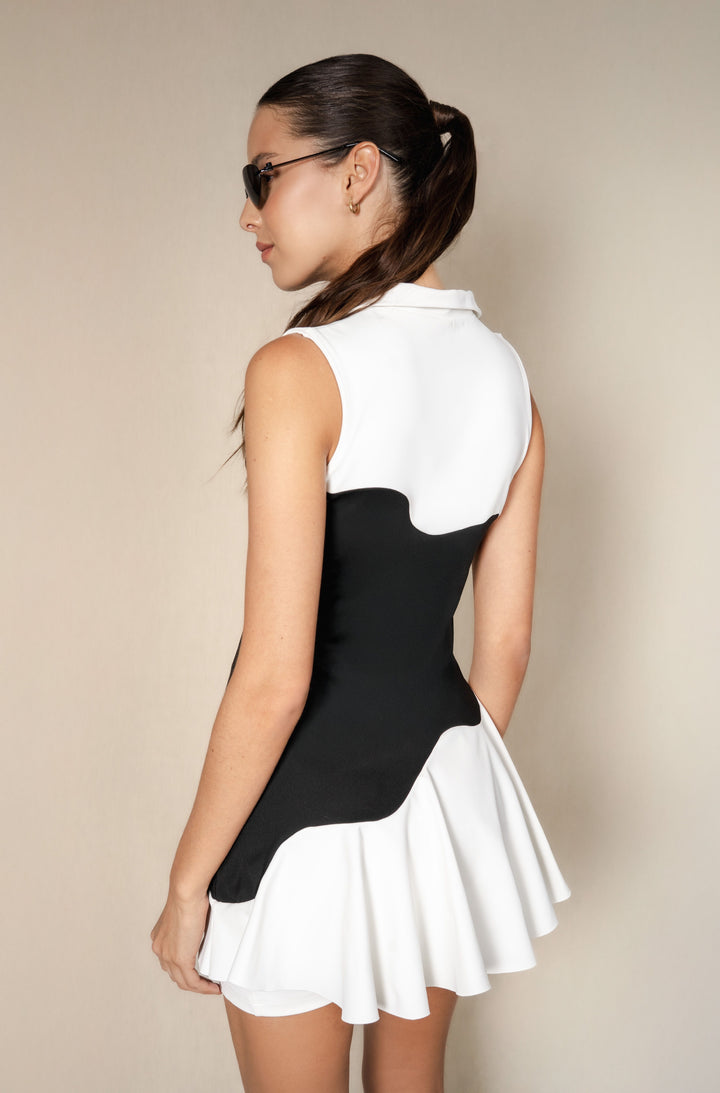 Wave Dress Chantilly / Black