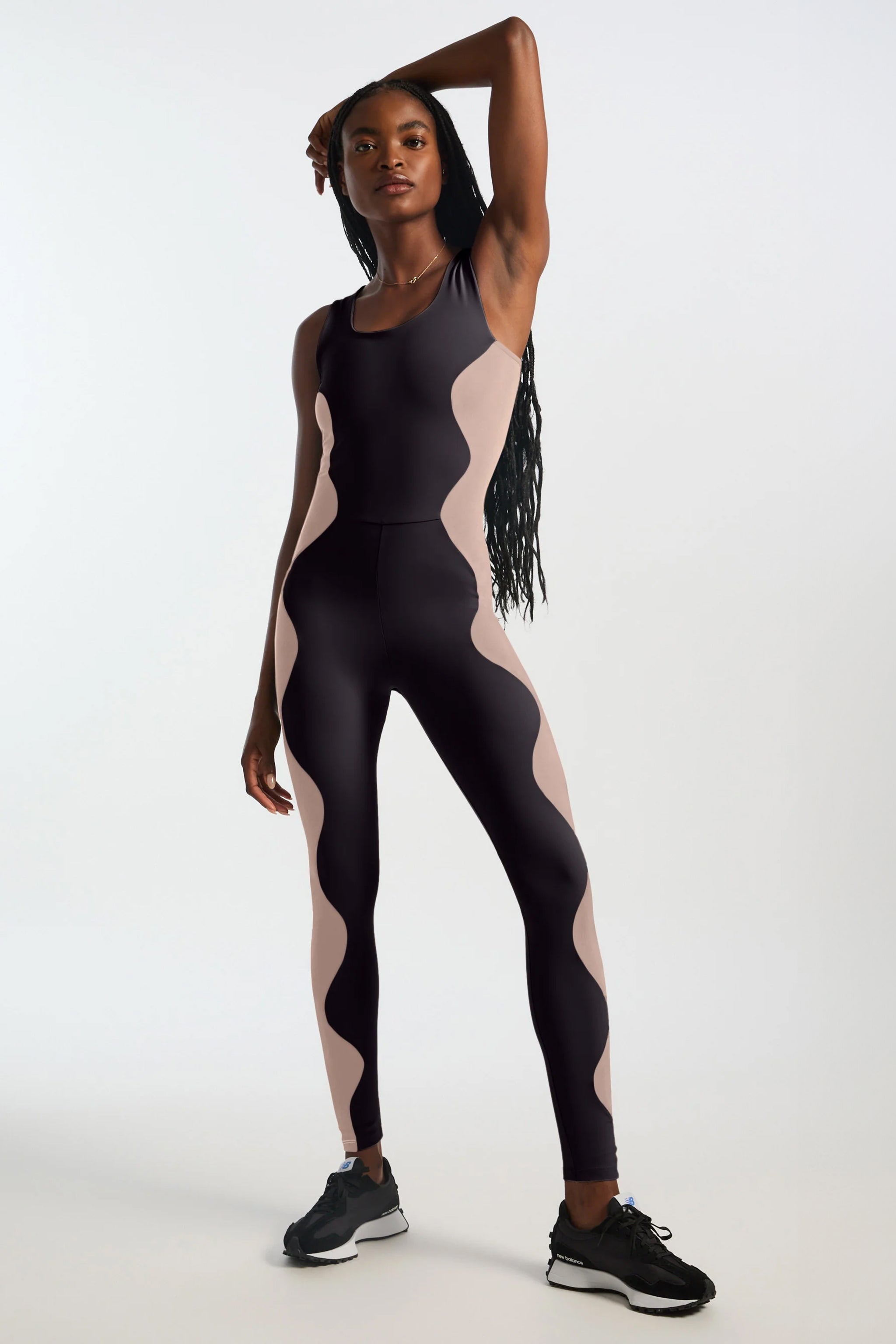 Wave Unitard Black Shake Port de Bras
