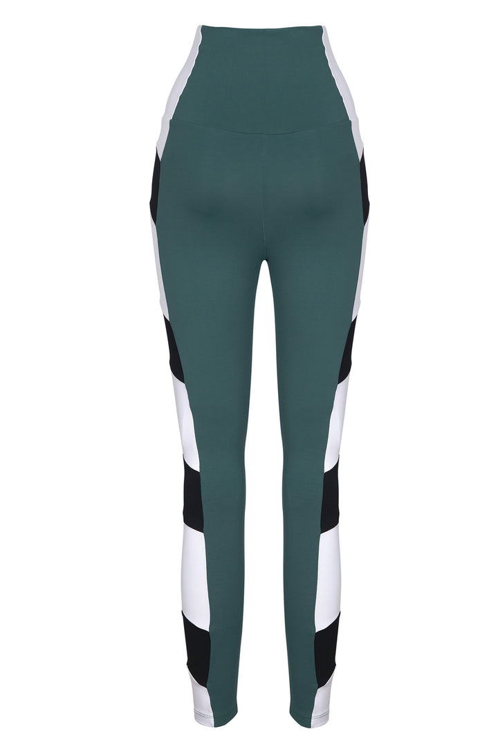 Single Arrow Legging Emerald / Black / Chantilly