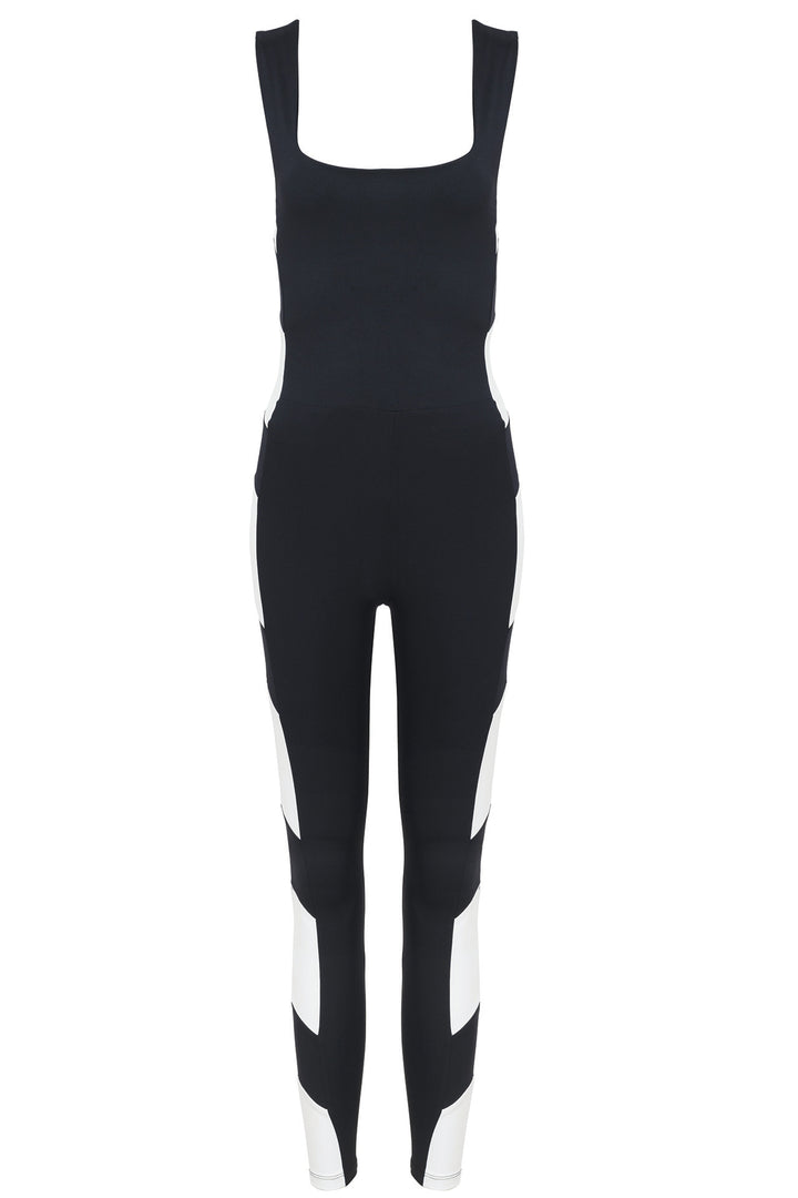 Arrow Unitard Black / Chantilly