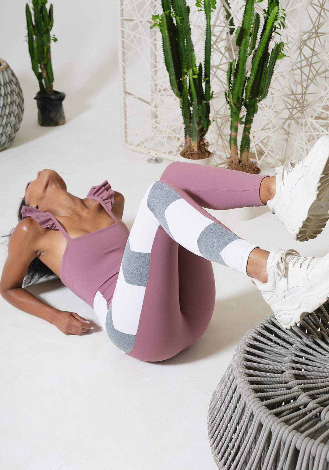 Single Arrow Legging Flan de Uva / Chantilly / Polar