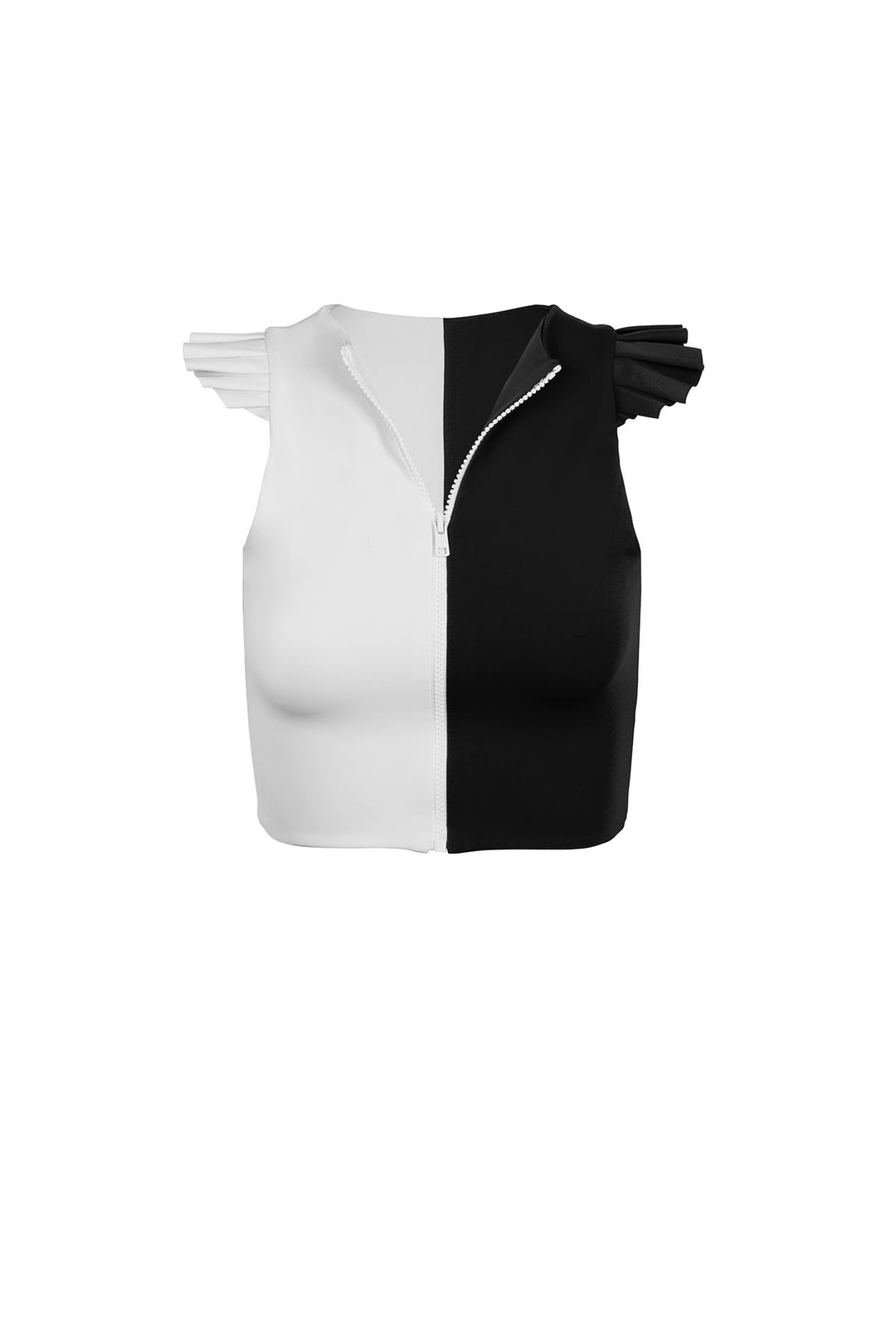 Mila Top Two-Toned Chantilly / Black