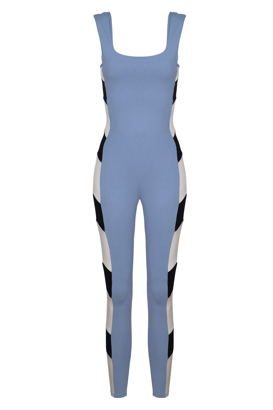 Arrow Unitard Light Blue / Black / Chantilly