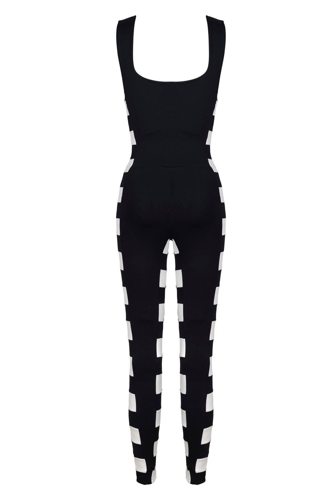 Double Damas Unitard Black / Chantilly