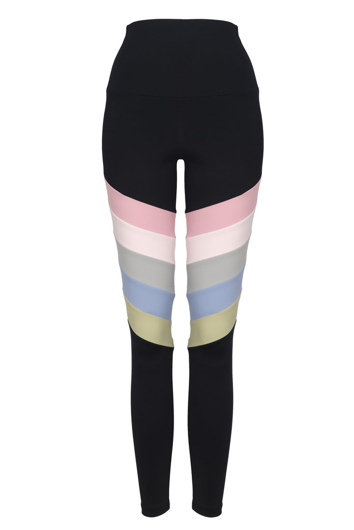 Rainbow Legging Black / Pastel