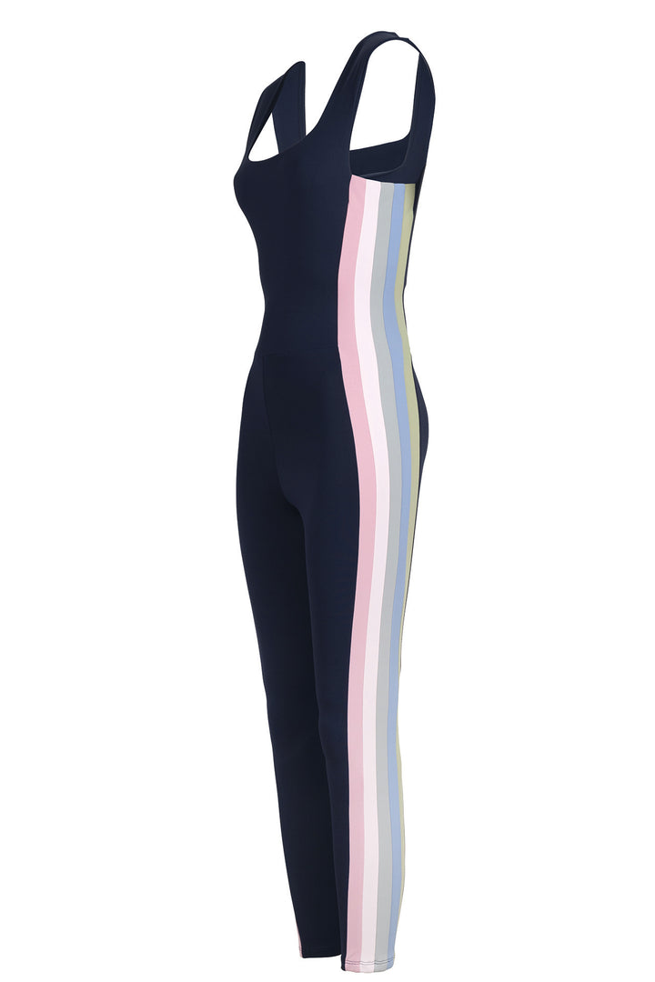 Rainbow Unitard Navy / Pastel